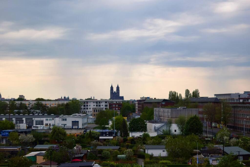 Md-5 Stadtfeld Beimsstrasse 81 - Appartement Domblick - Parkplatz - Balkon - 2Einzelbetten - Schlafsofa Magdeburg Exteriör bild